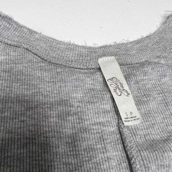 Free People Top We The Free Womens Size Small Heather Betty Long Sleeve Slouchy - Picture 7 of 12